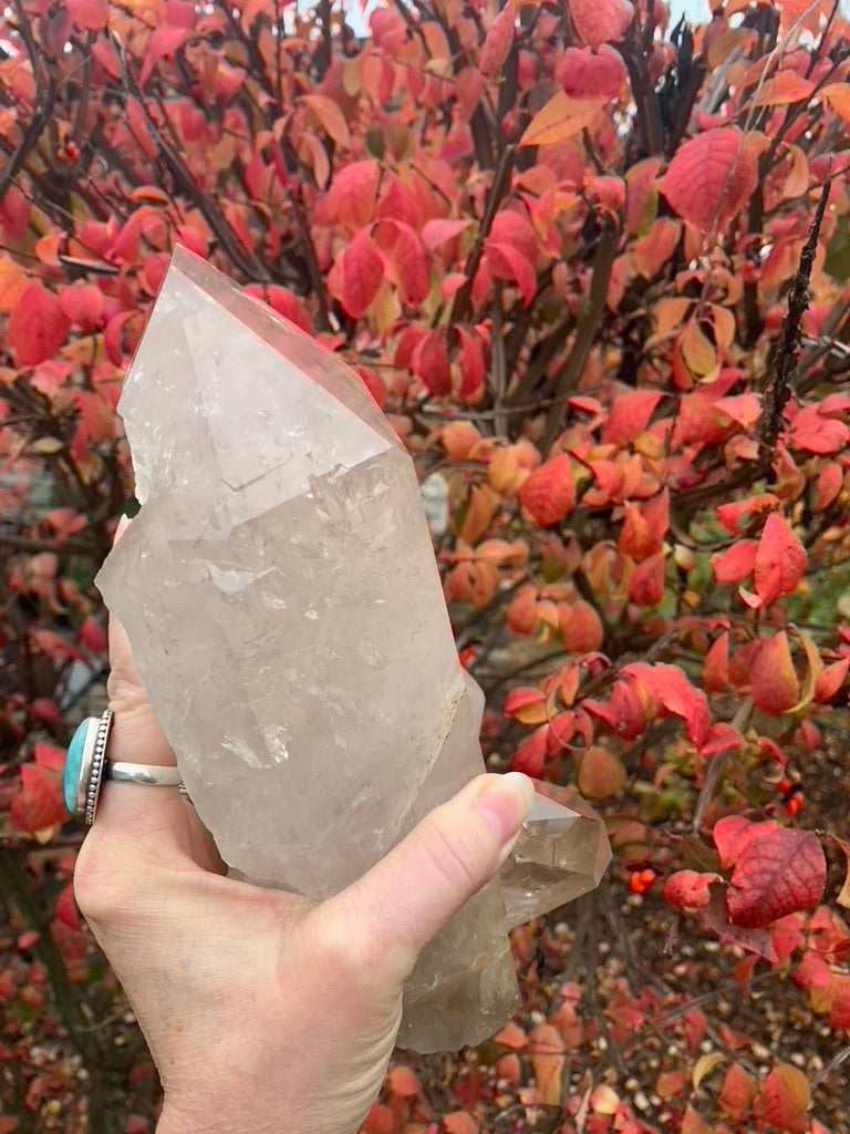 Smokey Lemurian Quartz Point