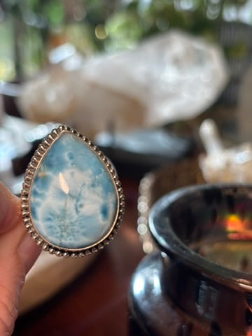 Larimar Ring Size 6.25
