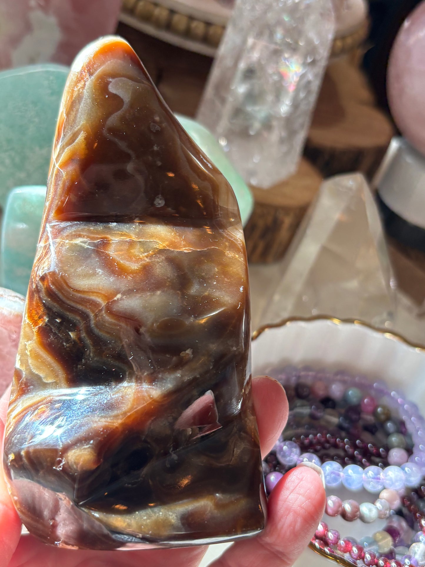 Chocolate Calcite - Free Form | Pakistan