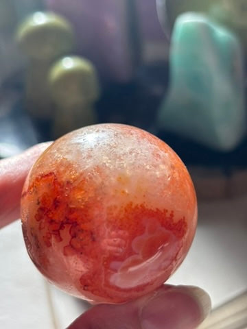 Carnelian Sphere - Madagascar - 45 mm