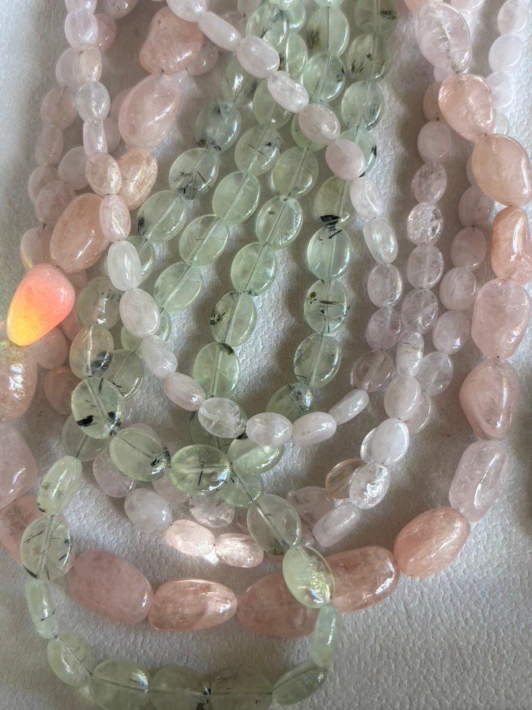 Whispering Moss - Prehnite with Epidote — Mali