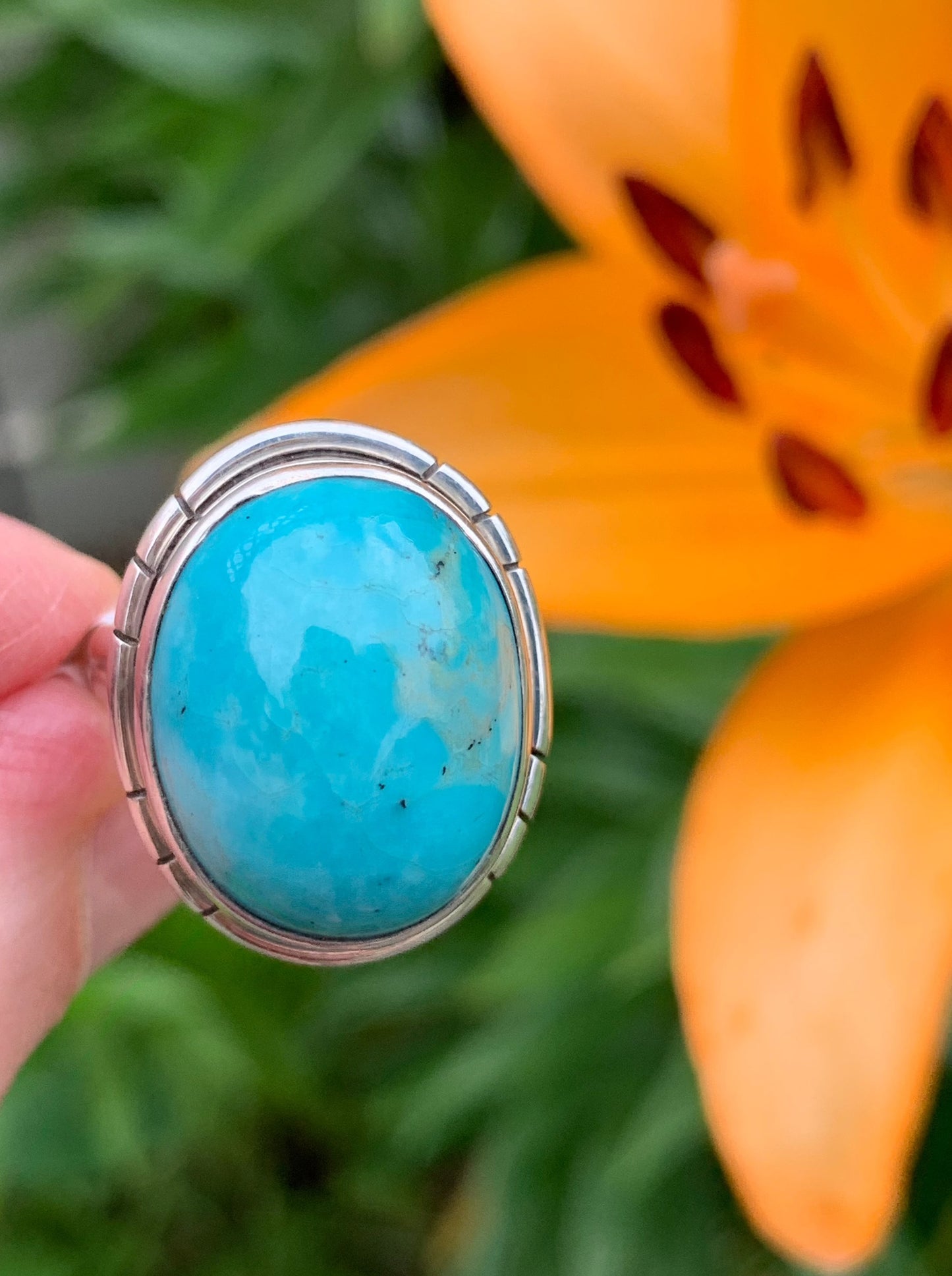 Turquoise Ring size 8