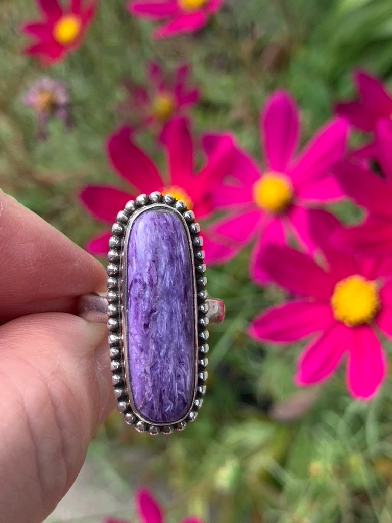 Charoite Ring size 7