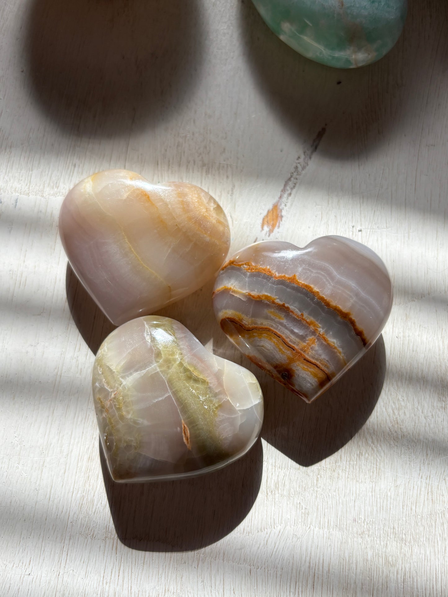 Watermelon Calcite - Heart | Pakistan