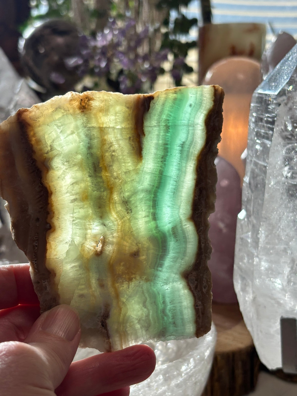 Caribbean Calcite - Slab