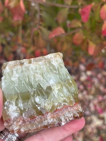 Green Calcite natural - Mexico