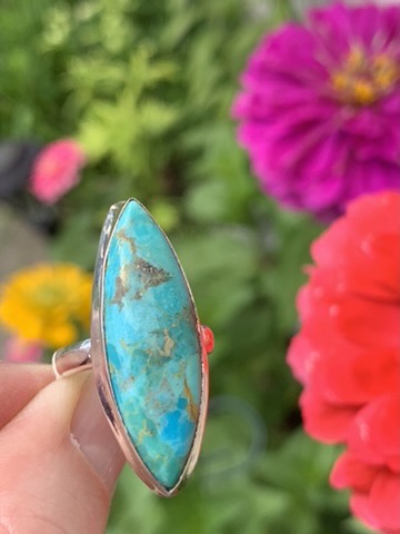 Turquoise Ring size 7