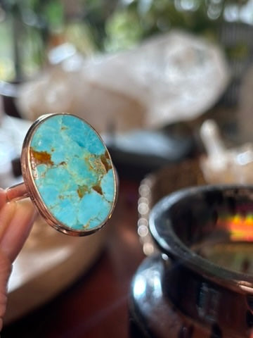 Turquoise Ring size 9.5