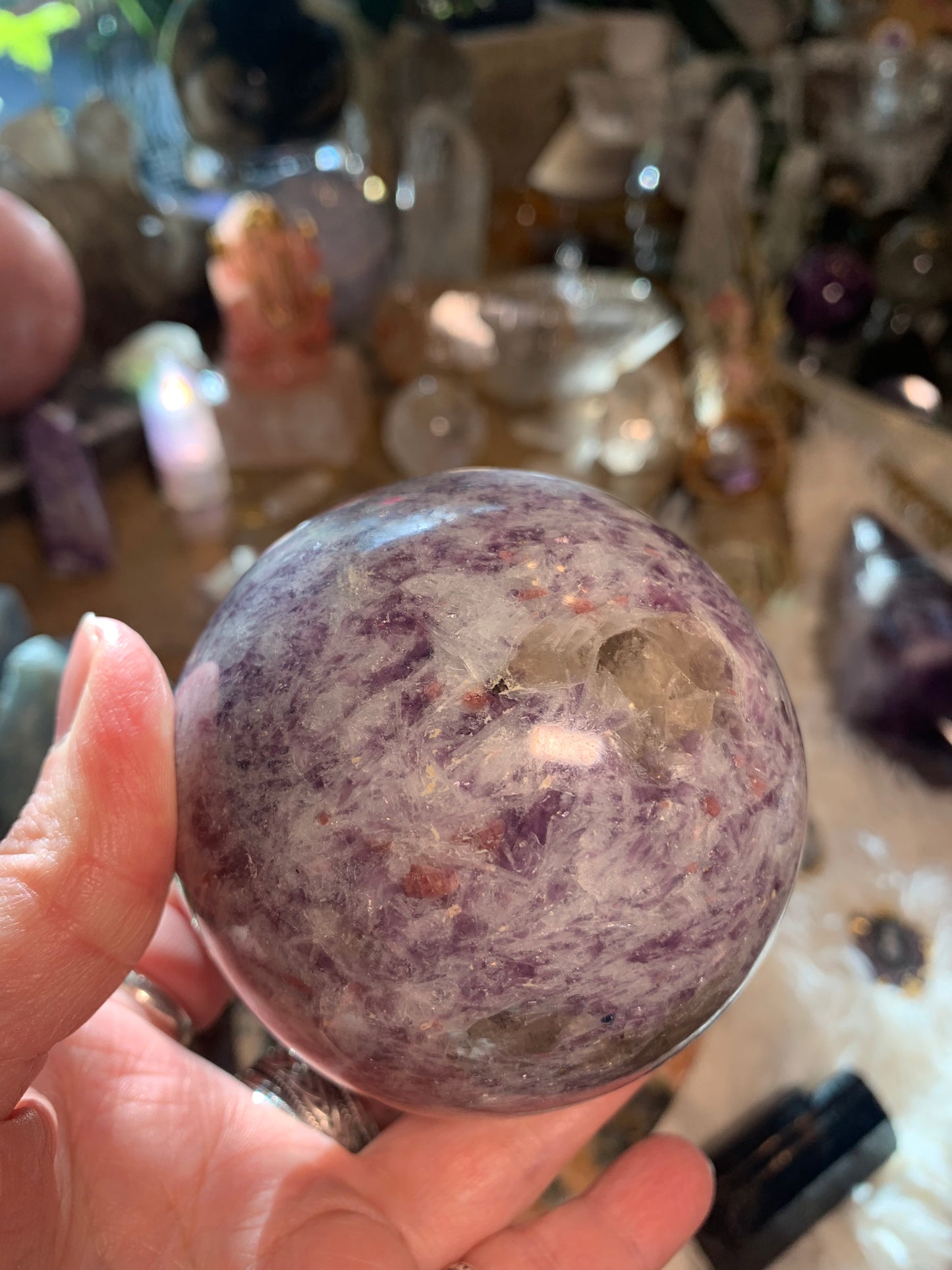 Pegmatite - Unicorn Stone Sphere - Madagascar