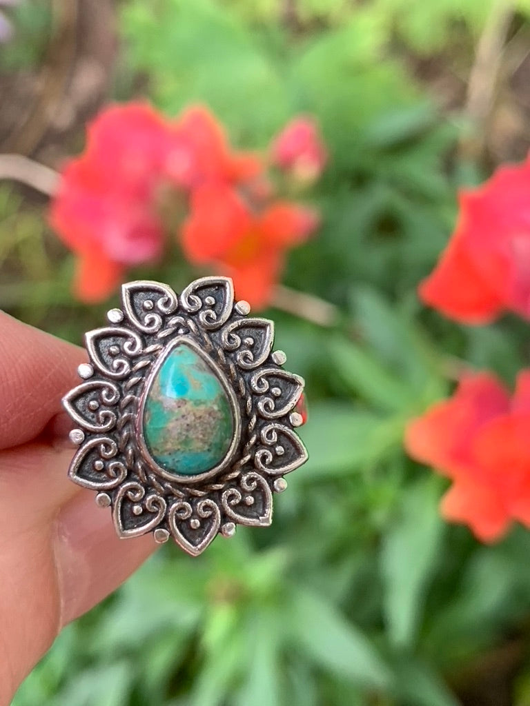 Turquoise Ring size 8