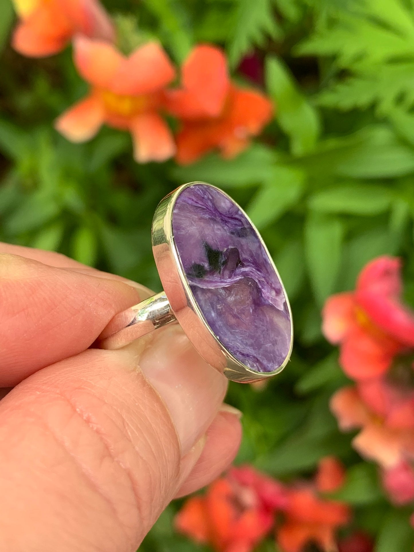 Charoite Ring size 5