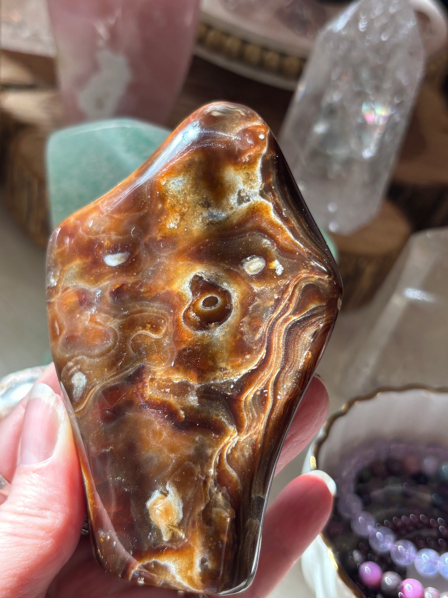 Chocolate Calcite - Free Form | Pakistan
