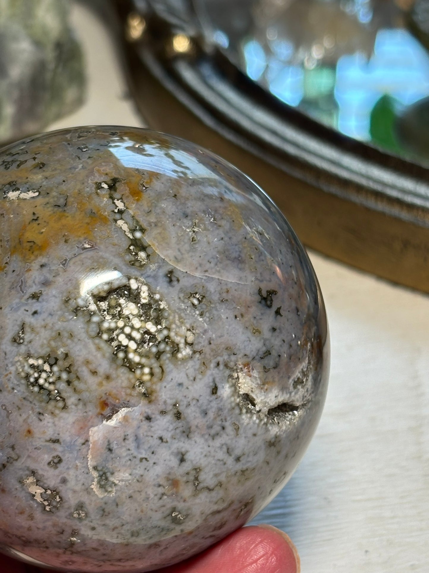 Sea Jasper Sphere - Madagascar