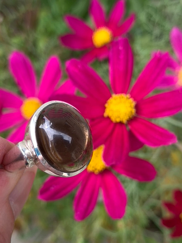 Smokey Quartz Ring size 9.5