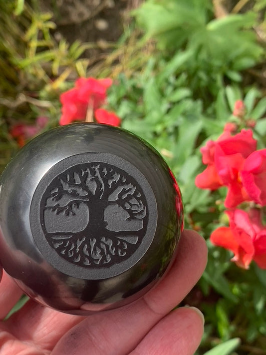 Shungite Sphere with Stand - Russia