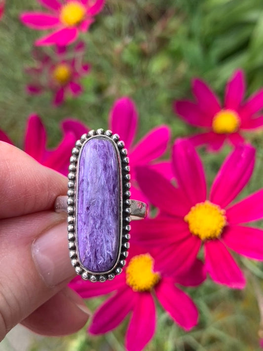 Charoite Ring size 7