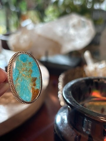 Turquoise Ring size 9