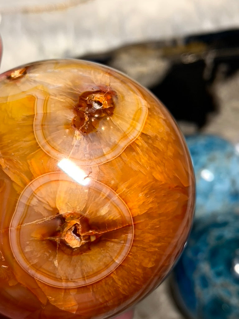 Carnelian Sphere - Madagascar