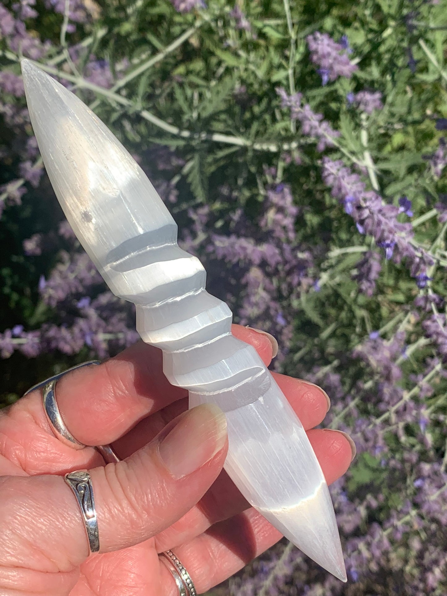 Selenite DT Double Terminated Wand