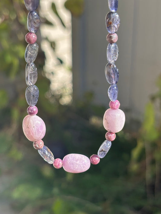The Soul’s Embrace | Kunzite • Pink Tourmaline • Iolite