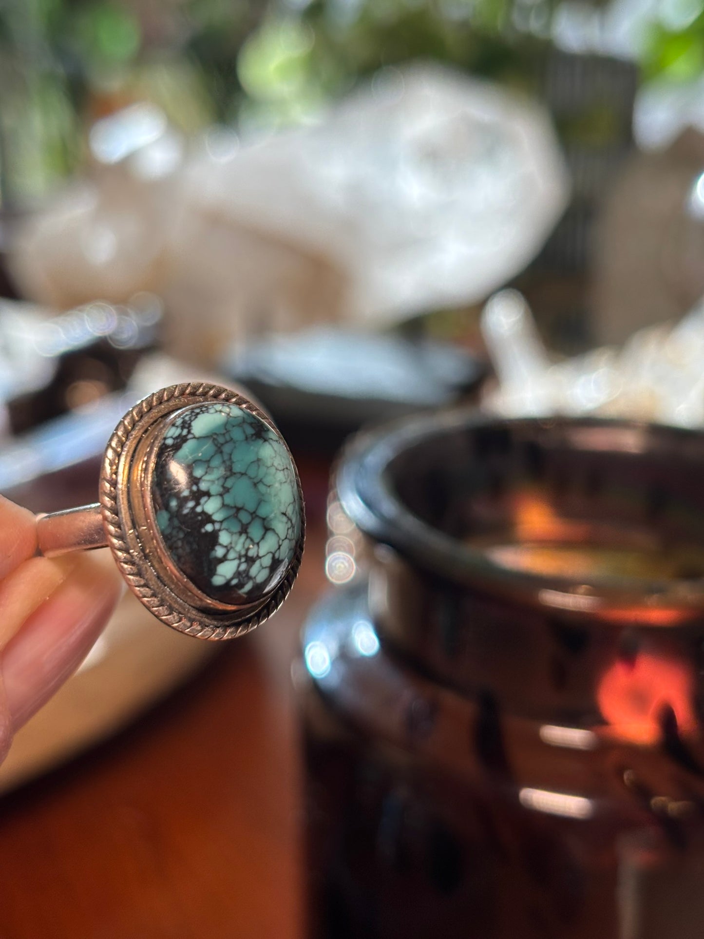 Turquoise mix Ring size 7