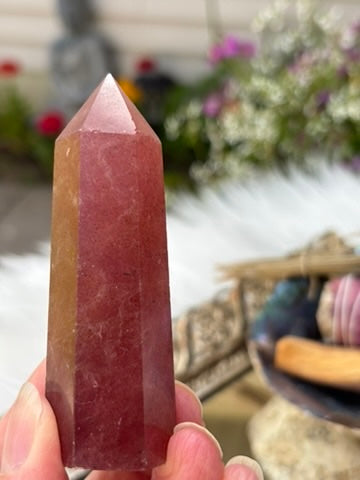 Strawberry Quartz tower