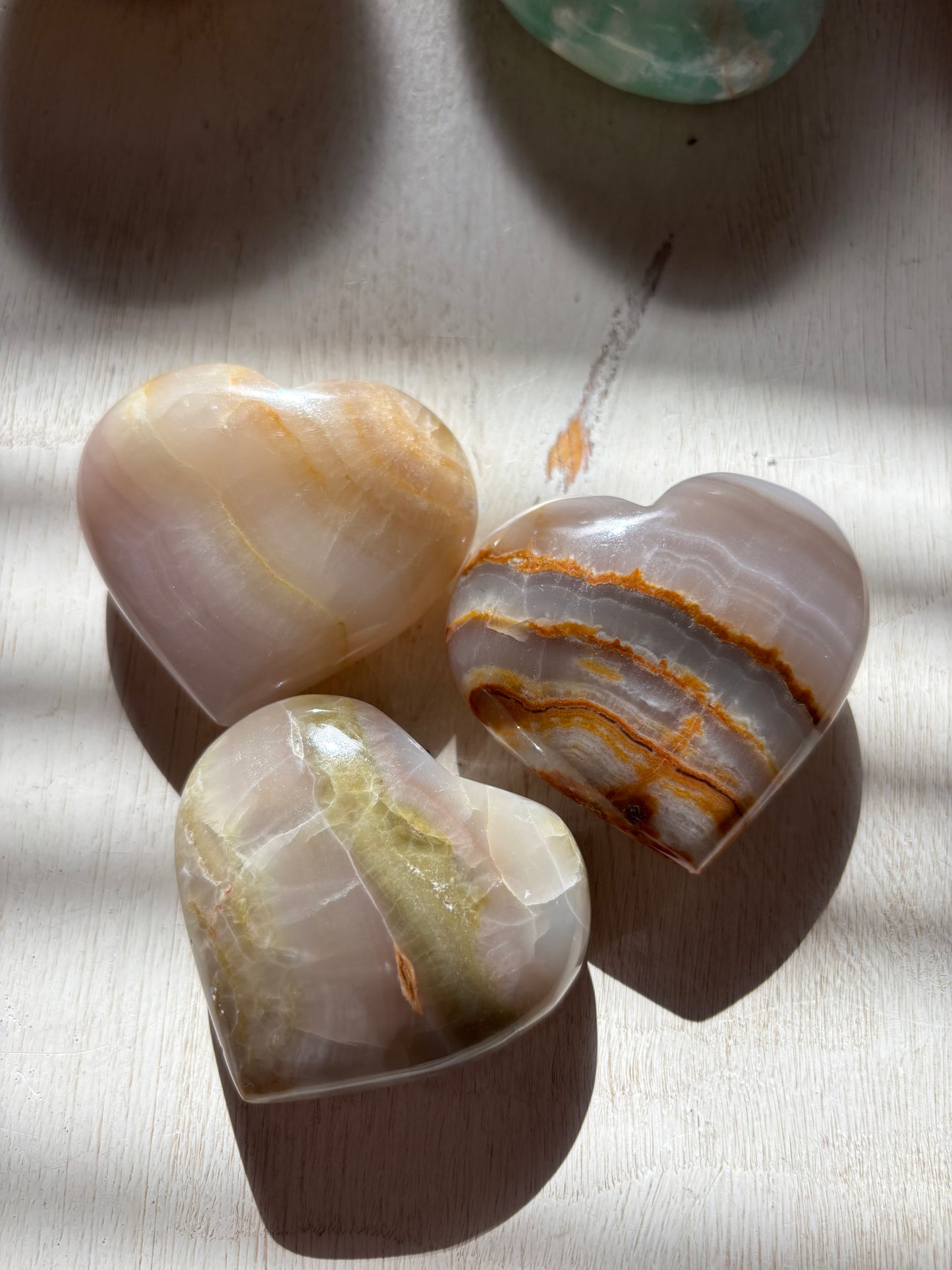 Watermelon Calcite - Heart | Pakistan