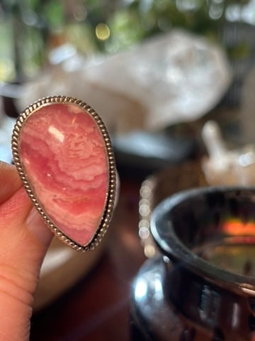 Rhodocrosite Ring size 9