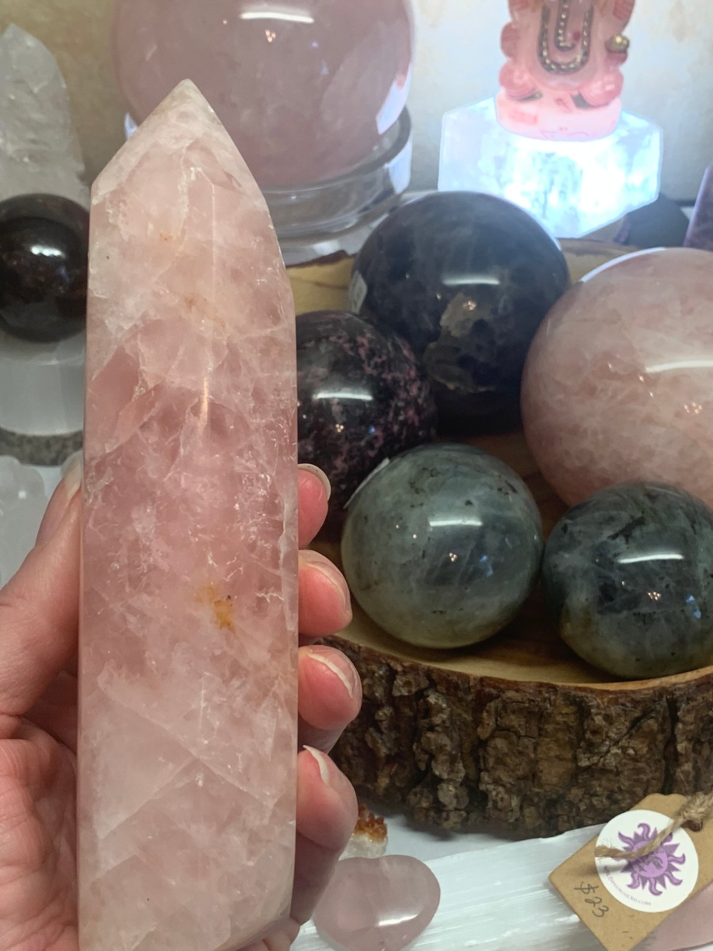 Rose Quartz Generator - Madagascar