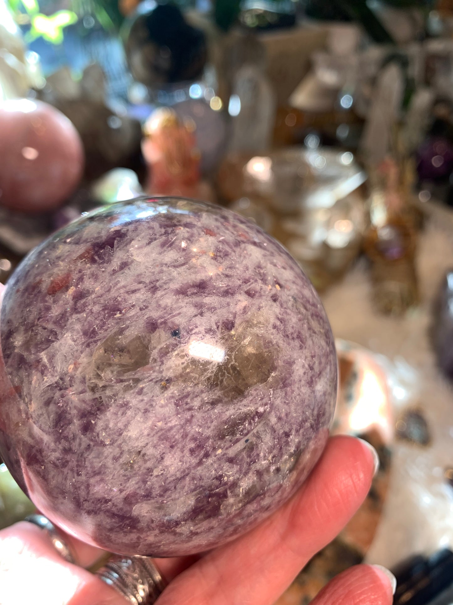 Pegmatite - Unicorn Stone Sphere - Madagascar