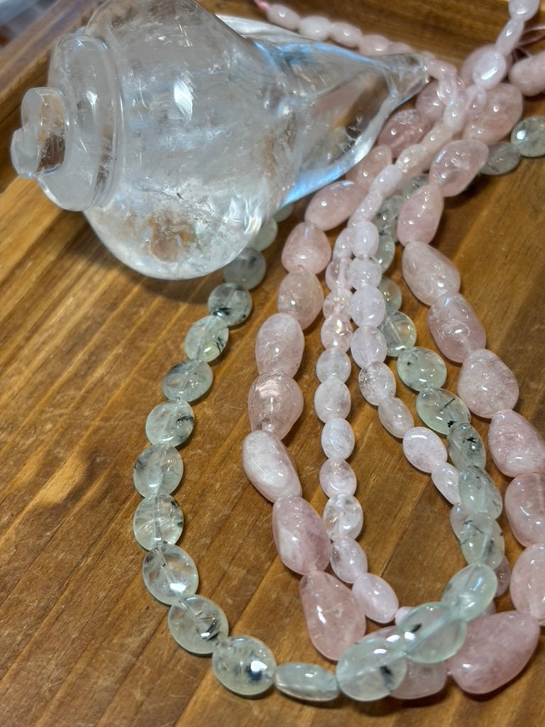 Whispering Moss - Prehnite with Epidote — Mali