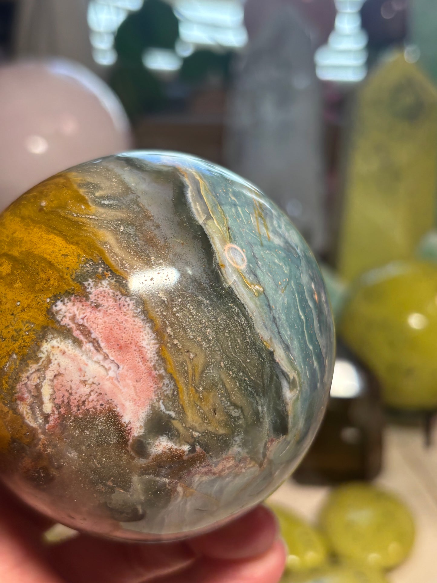 Sea Jasper Sphere - Madagascar