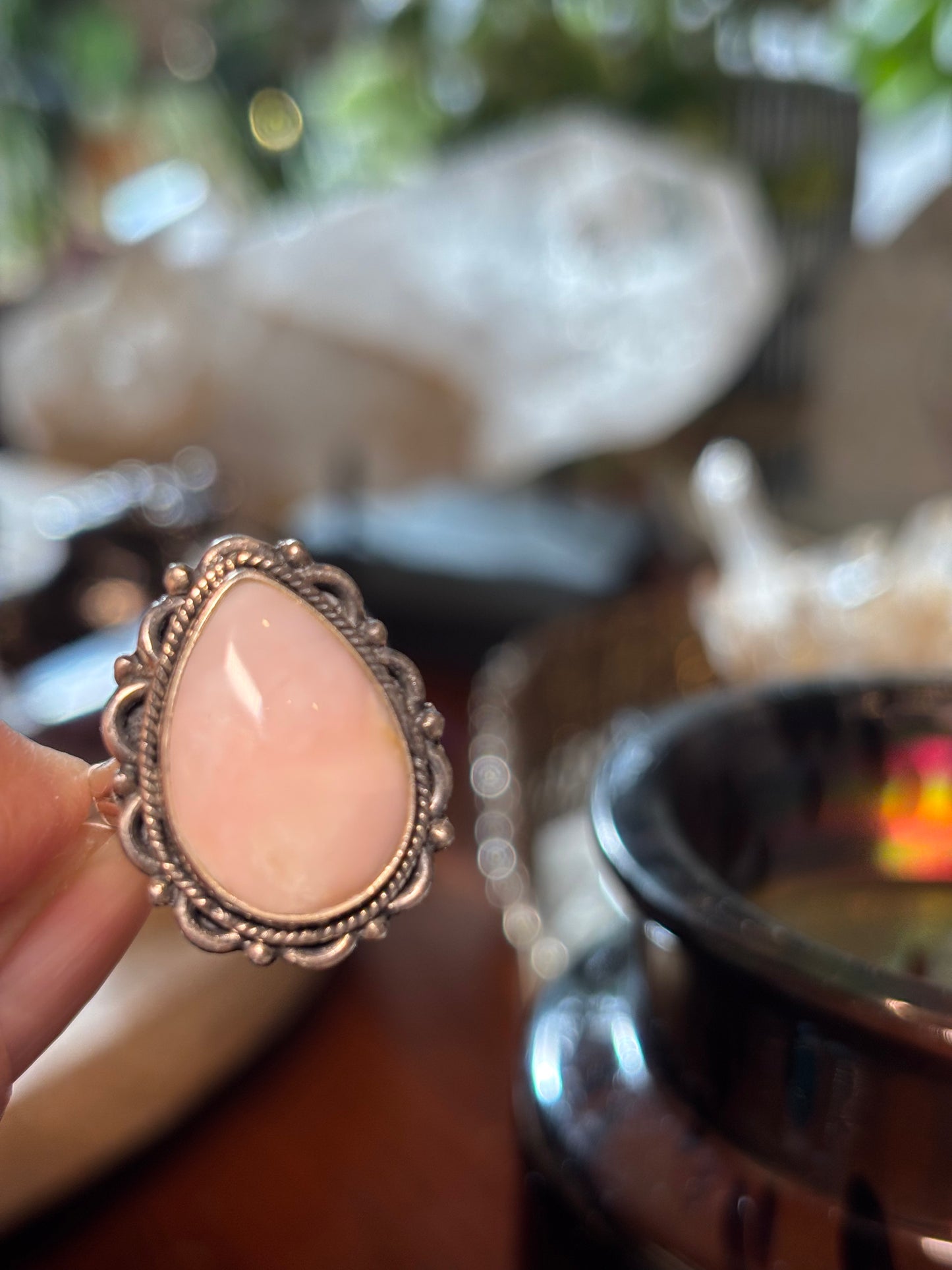 Pink Opal Ring size 6