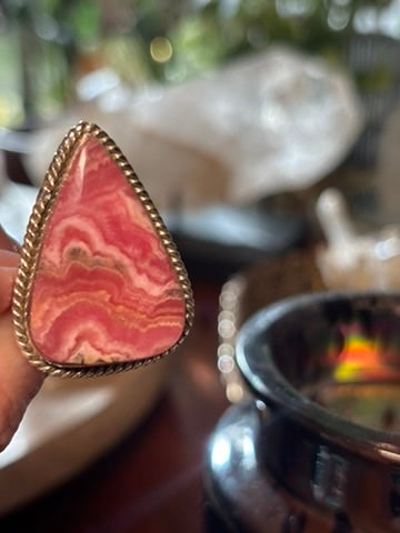 Rhodocrosite Ring size 7.5