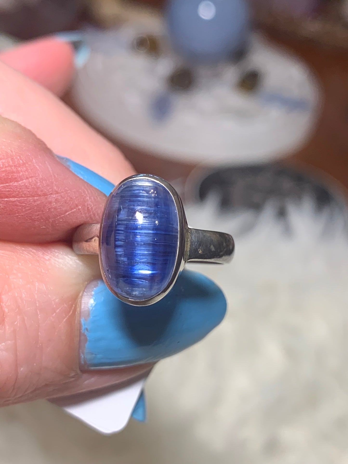 Blue Kyanite Ring size 6