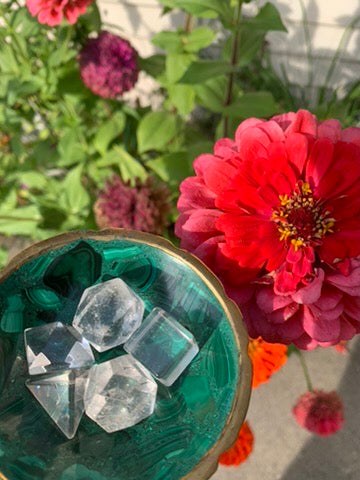 Clear Quartz Platonic Solids | set of 5 | Brazil