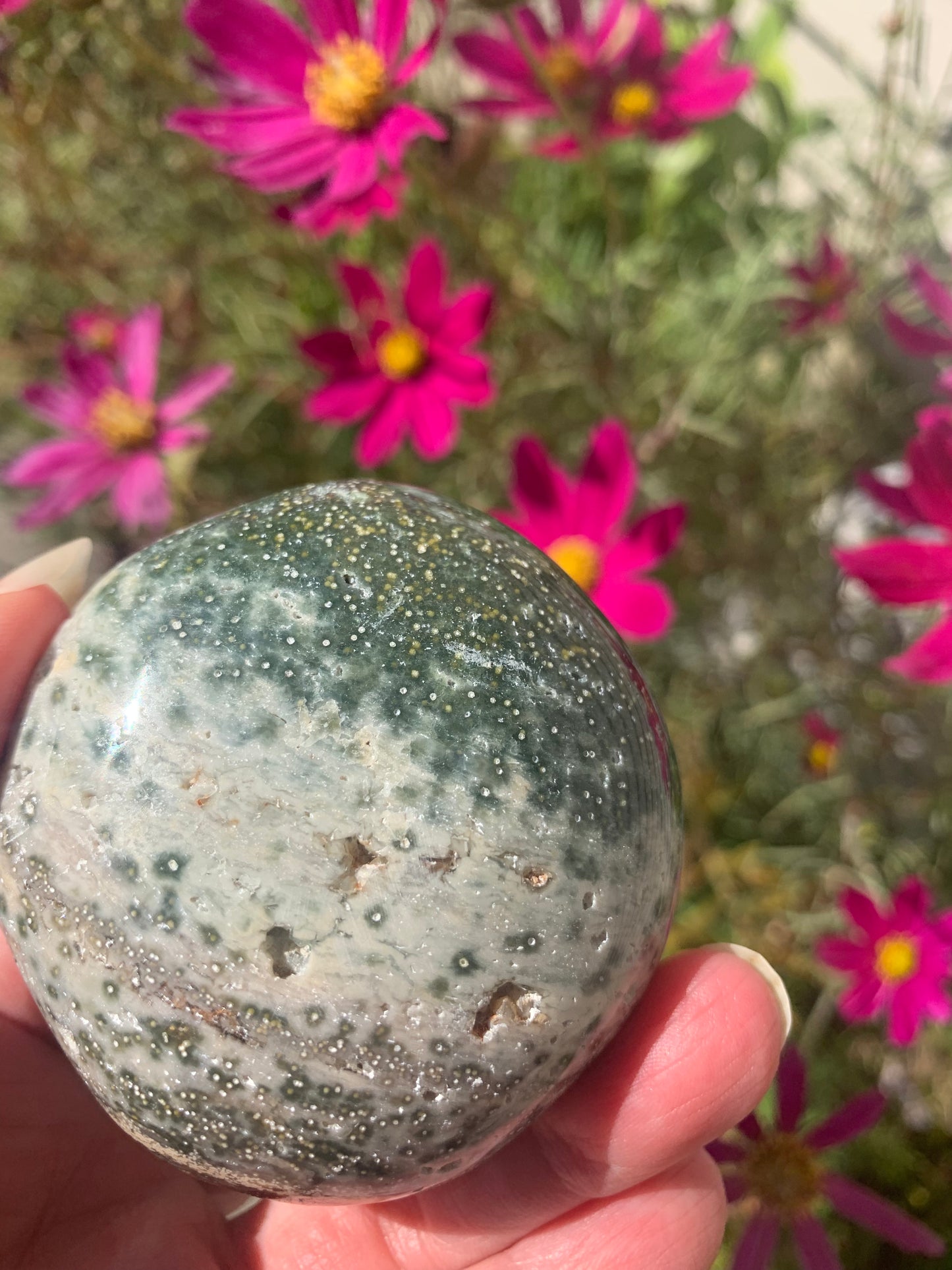 Ocean Jasper Gallet - Green Vein - Madagascar