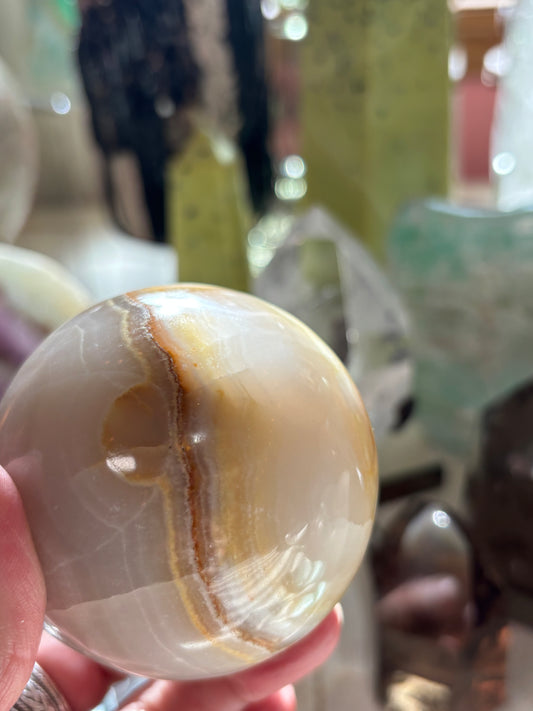 Watermelon Calcite - Sphere - Pakistan