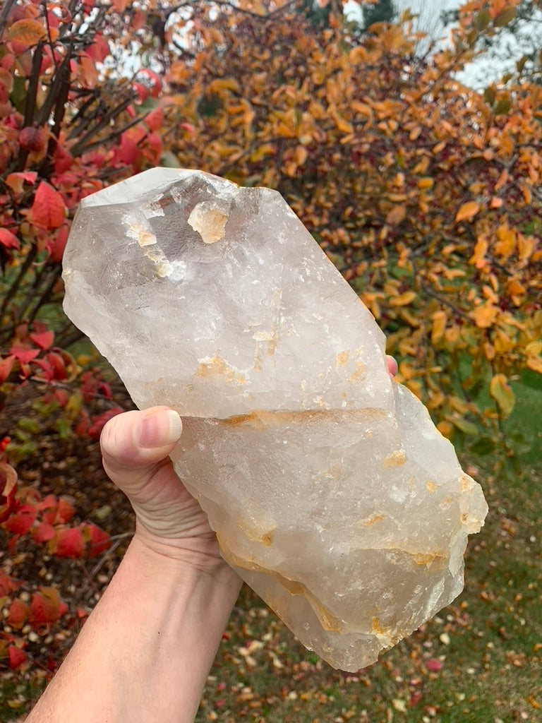 Smokey Lemurian Quartz Point