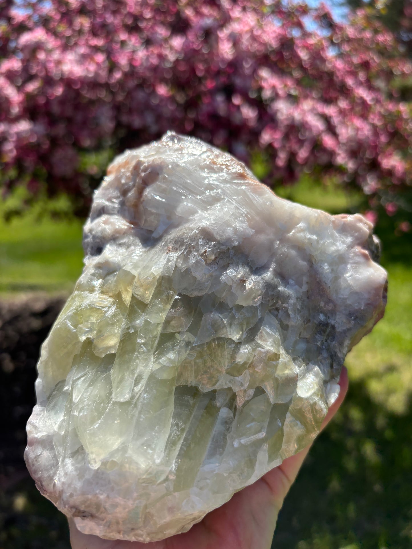 Green Calcite natural - Mexico