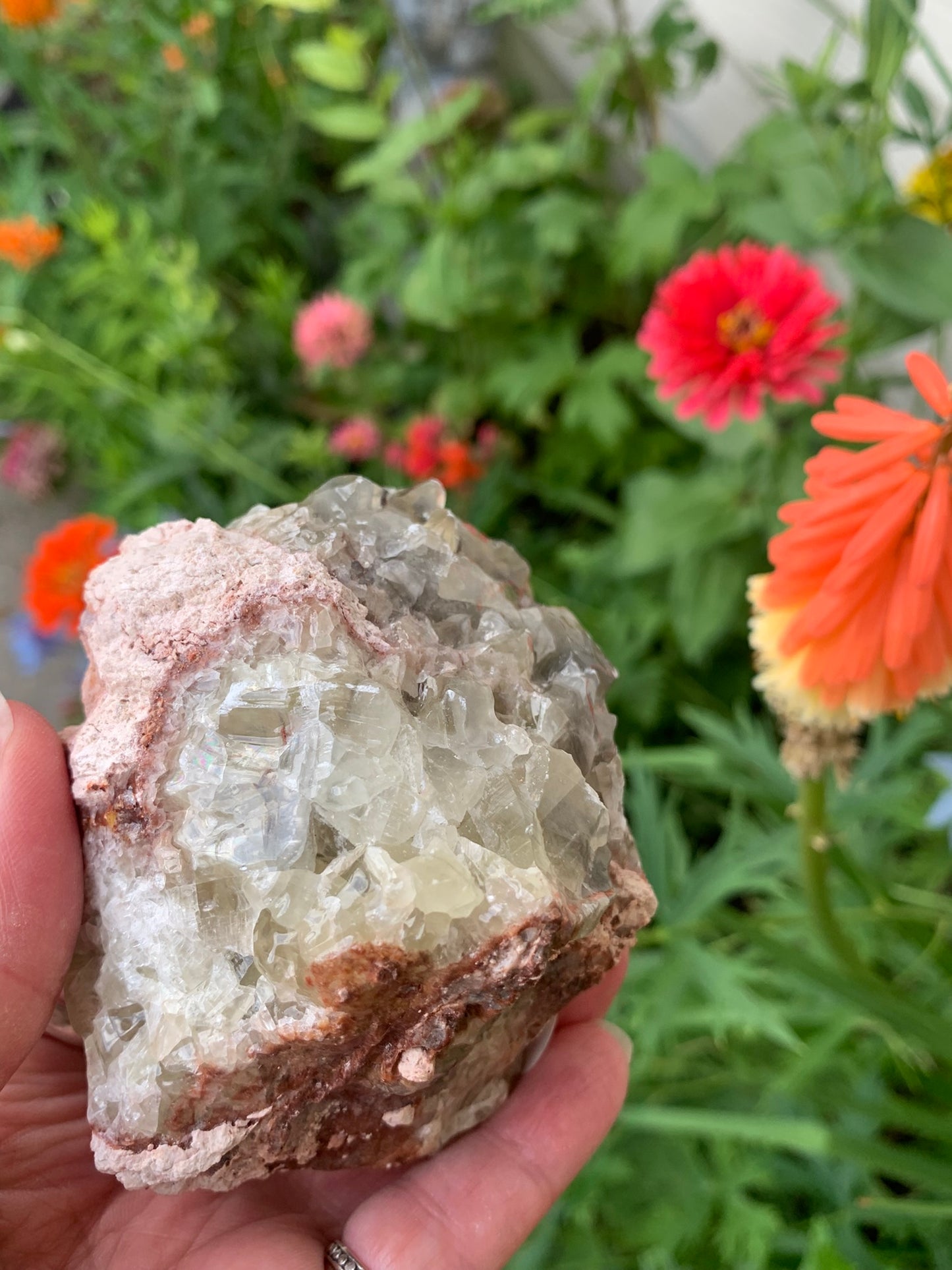 Green Calcite natural - Mexico