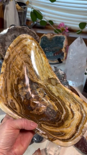 Aragonite Bowl - Morocco
