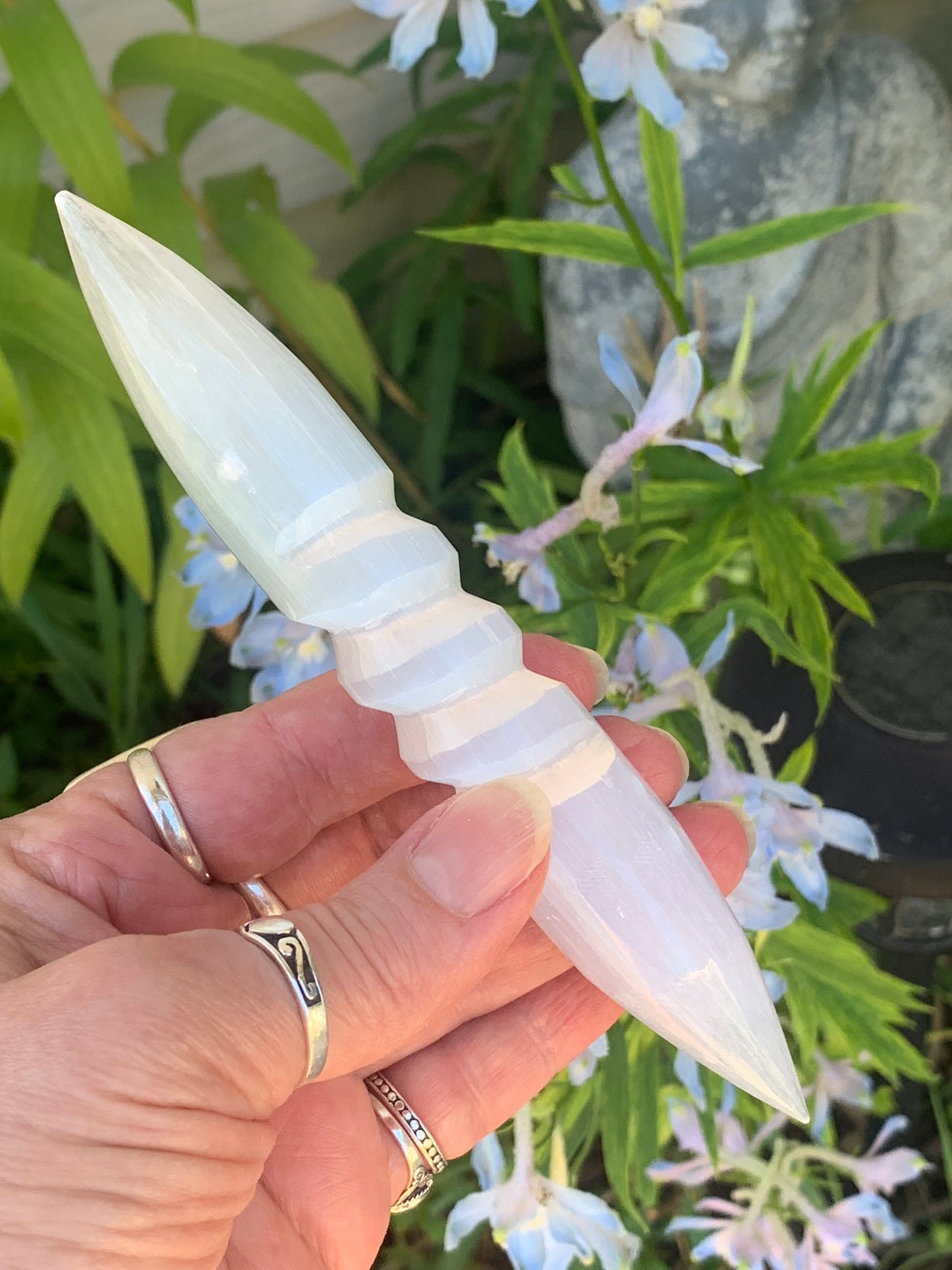 Selenite DT Double Terminated Wand