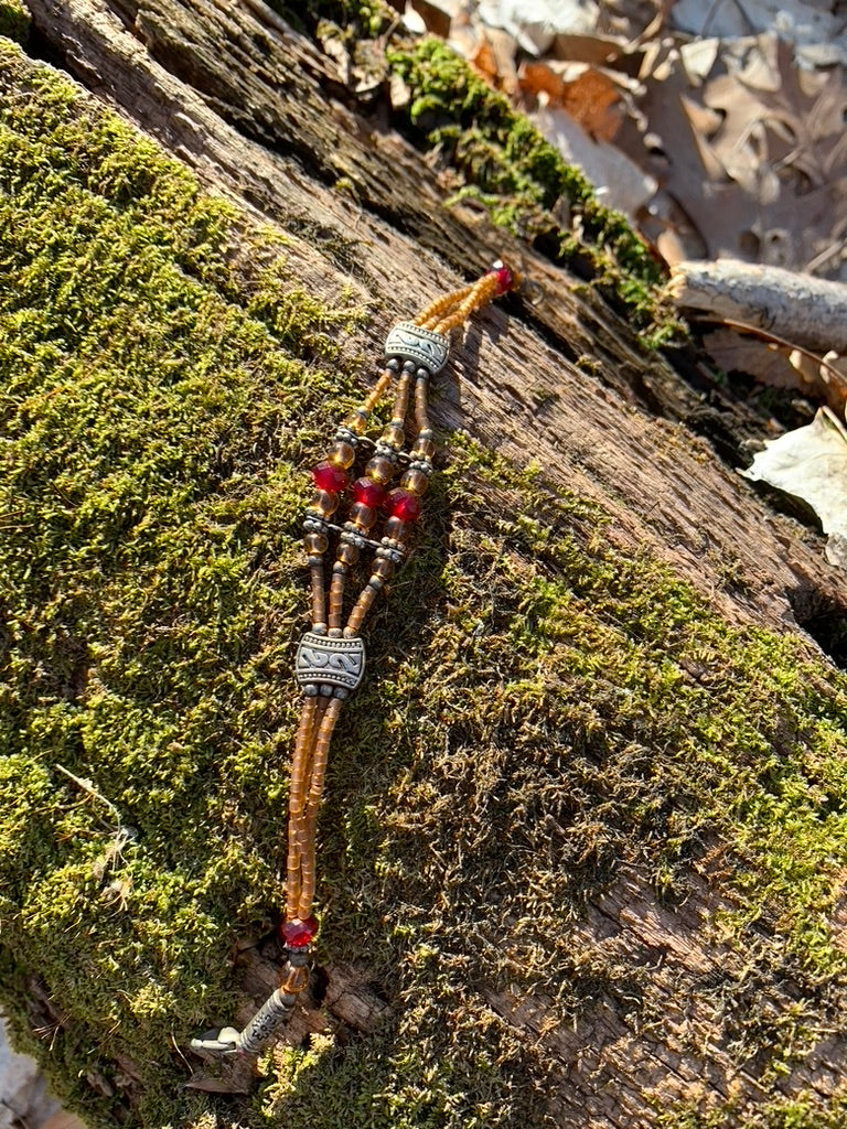 Glass beaded bracelet - Afghanistan