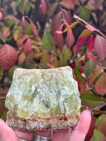 Green Calcite natural - Mexico