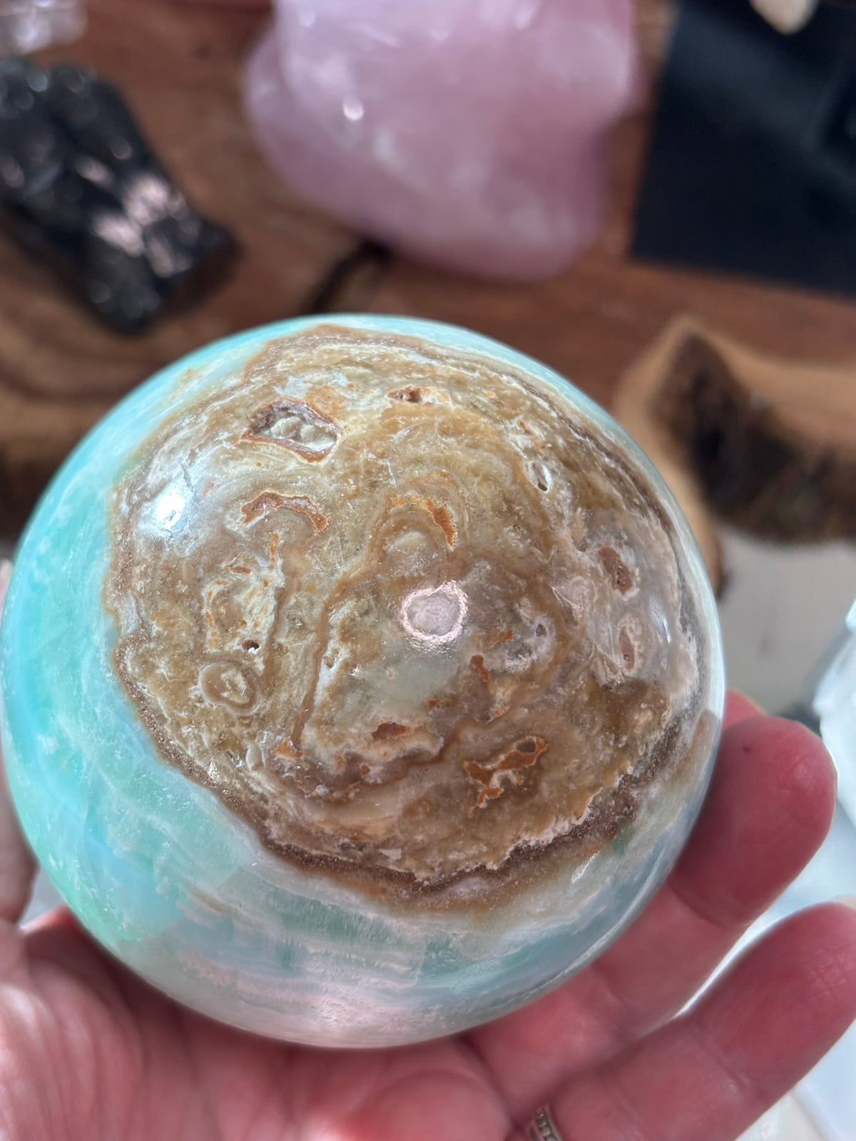 Caribbean Calcite - Sphere