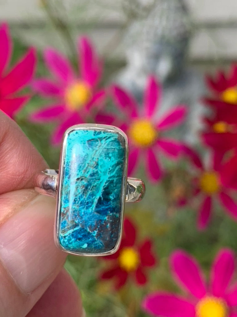 Shattuckite Ring size 5.5