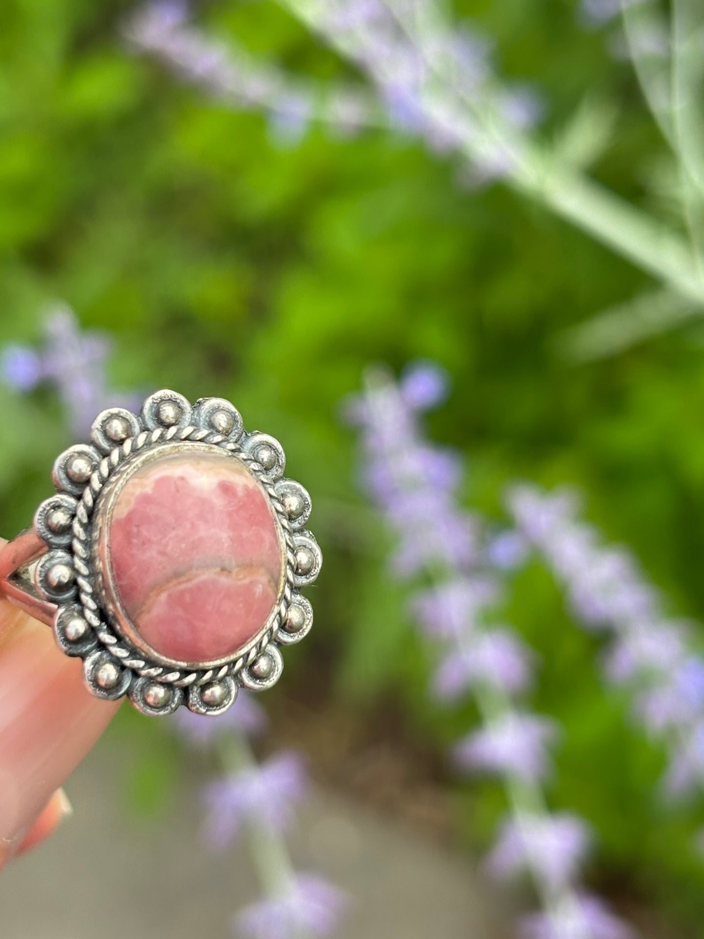 Rhodocrosite Ring size 7