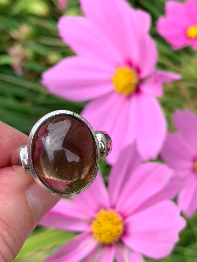 Smokey Quartz Ring size 9.5