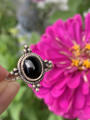 Black Onyx Ring size 7